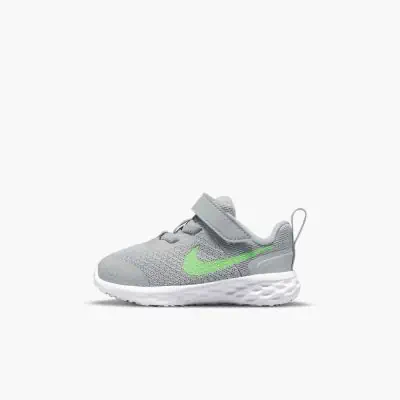 Zapatillas Nike Revolution 6 Gris y Verde Nino DD1094 009 EKINSPORT