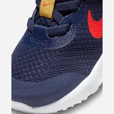 Chaussures Nike Revolution 6 Bleu Marine Rouge pour enfant EKINSPORT
