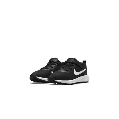 chaussures nike revolution 6 noir blanc pour enfant dd1095 003