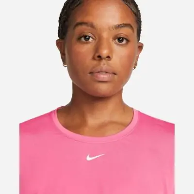 Maglietta Nike Dri FIT One Standard Fit Cropped Top Donna Rosa DD4954 684 EKINSPORT