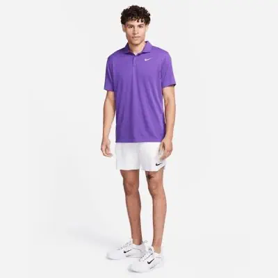 Men s NikeCourt Violet tennis polo EKINSPORT
