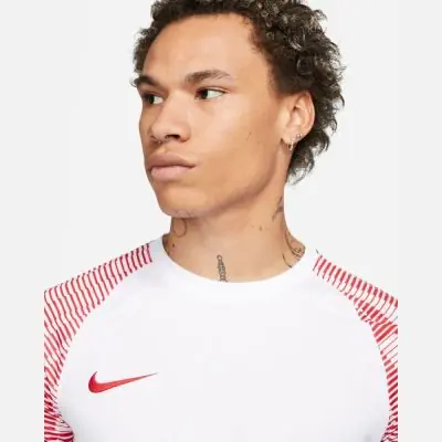 Camiseta Nike Academy para Hombre DH8031-100 Blanco y Rojo
