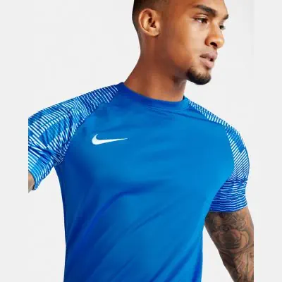 Nike academy t shirt blue store