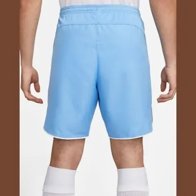 short de football nike laser 5 bleu ciel homme dh8111 412