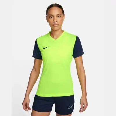 Maillot Nike Dri FIT Tiempo Premier II pour Femme DH8233 702 Jaune Fluo EKINSPORT
