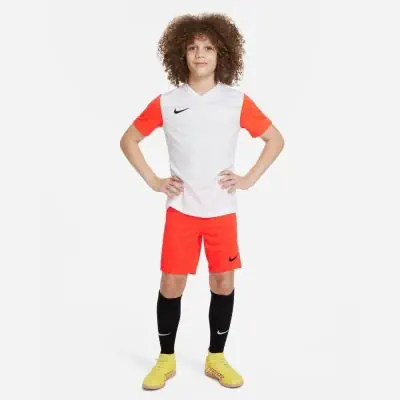 Maillot Nike Tiempo Premier II Blanc & Rouge pour enfant