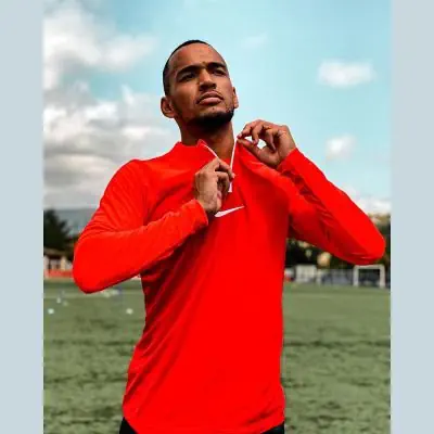 Red nike training top on sale