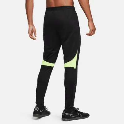 Pantalone Nike Dri FIT Academy Pro Uomo DH9240 010 Nero e giallo fluorescente EKINSPORT