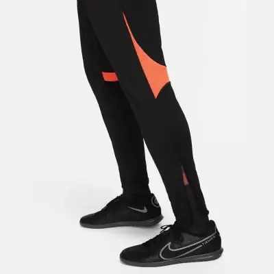 Nike academy tracksuit black red discount