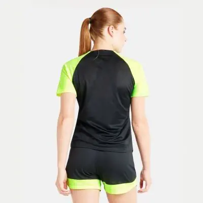 Maillot d'entrainement de football Nike Academy Pro Noir & Jaune Fluo pour Femme DH9242-010