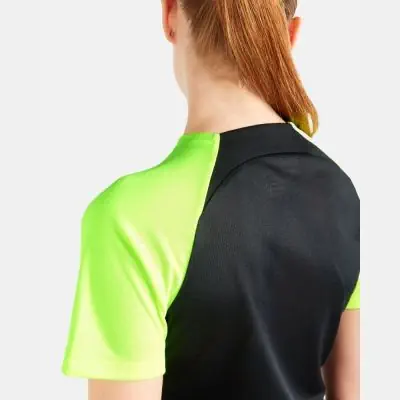 Maillot d'entrainement de football Nike Academy Pro Noir & Jaune Fluo pour Femme DH9242-010