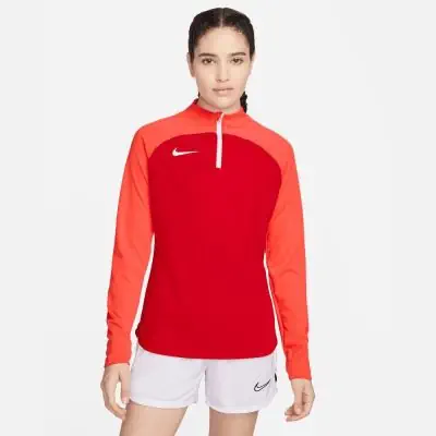 Nike Dri FIT Academy Pro Women s Zip Training Top DH9246 657 Red EKINSPORT