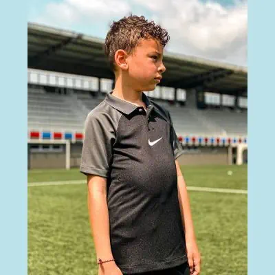 Nike Dri FIT Academy Pro Kids Polo DH9279 011 Black Anthracite EKINSPORT