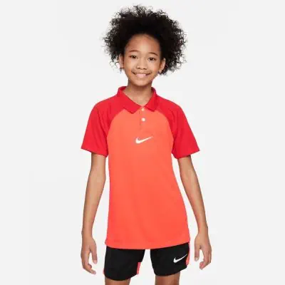 Nike Dri FIT Academy Pro Kids Polo DH9279 635 Crimson Red EKINSPORT