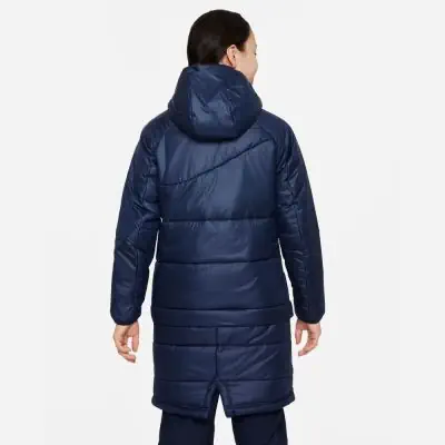 Big Kids 2 in 1 Insulated Soccer Jacket Nike Kids Therma FIT Academy Pro DJ6363 451 Navy EKINSPORT