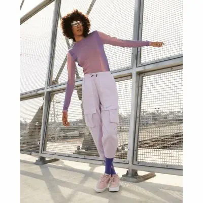 Zapatillas Mujer Nike Air Force 1 PLT.AF.ORM Rosa y Blanco EKINSPORT