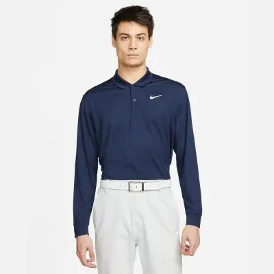 Nike Dri-Fit Victory Herenpolo met lange mouwen DN2344 EKINSPORT