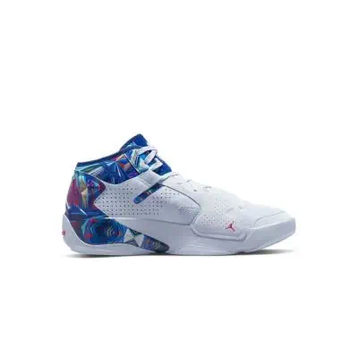 Jordan Zion 2 White & Blue Men's Basketball Shoes | EKINSPORT