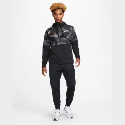 Felpa con cappuccio Nike Dri-Fit Fitness in pile da uomo EKINSPORT