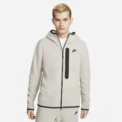 Men s Nike Sportswear Tech Fleece Zip Hoodie DQ4801 016 Grey EKINSPORT