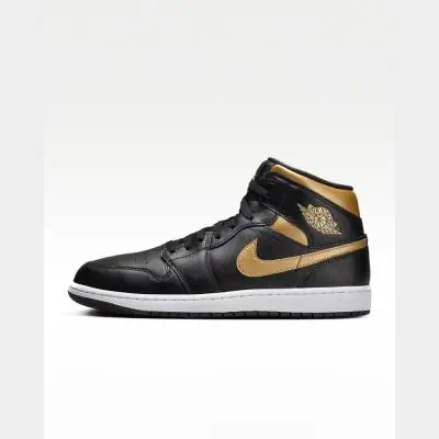 Zapatillas Nike Air Jordan 1 Mid Blanco Antracita Negro Hombre EKINSPORT