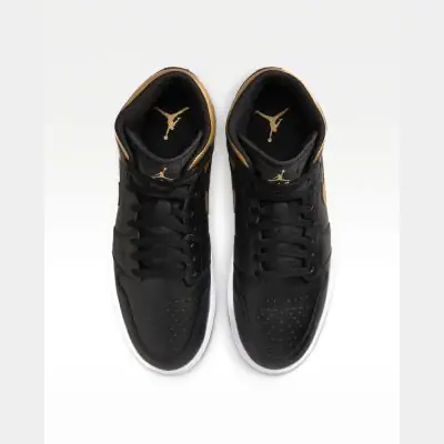 Nike Air Jordan 1 Mid Men s Shoes White Anthracite Black EKINSPORT