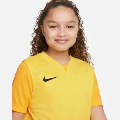 Maglia Nike Dri Fit Trophy V da bambino DR0942 719 Giallo EKINSPORT
