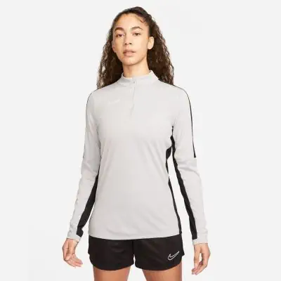 Grey nike training top sales