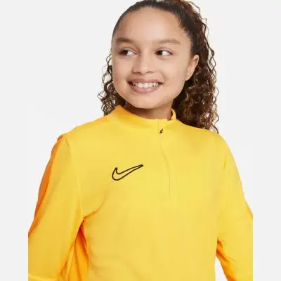 Training top 1/4 Zip Nike Academy 23 Yellow & Yellow Gold for kids