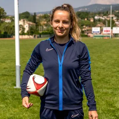 Veste de Survetement Nike Dri Fit Academy 23 Knit pour Femme DR1686 451 Bleu Marine EKINSPORT