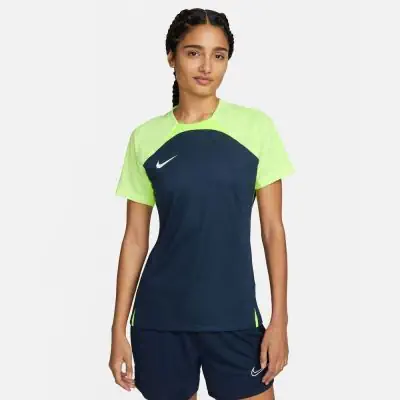 Maglia Nike Dri Fit Strike 23 Donna DR2278 452 Navy e giallo fluo EKINSPORT