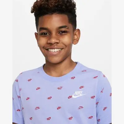 Camiseta Nike Sportswear Morada Nino DR8813 569 EKINSPORT