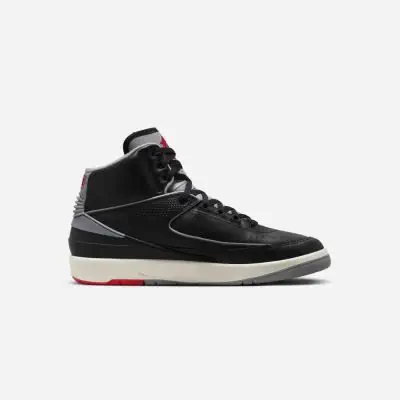 chaussures air jordan 2 retro noir et gris homme dr8884 001