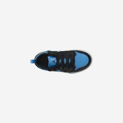 chaussures jordan 1 low alt noir et bleu enfant dr9748 041