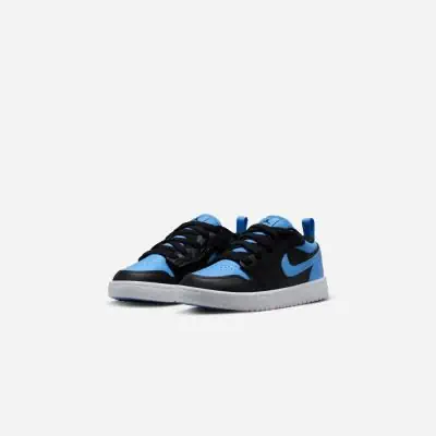 chaussures jordan 1 low alt noir et bleu enfant dr9748 041