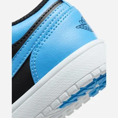 chaussures jordan 1 low alt noir et bleu enfant dr9748 041