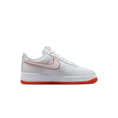 Zapatillas Nike Air Force 1 07 Blanco y Rojo Hombre EKINSPORT