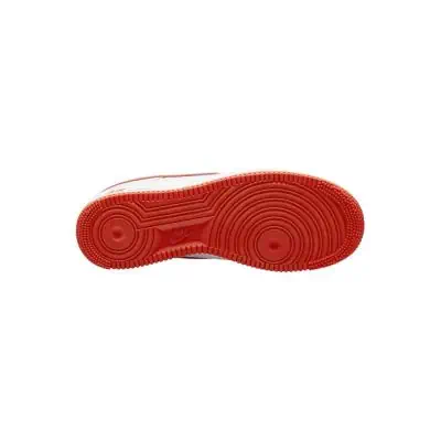 Nike Air Force 1 07 WeiB Rot Manner Schuh EKINSPORT