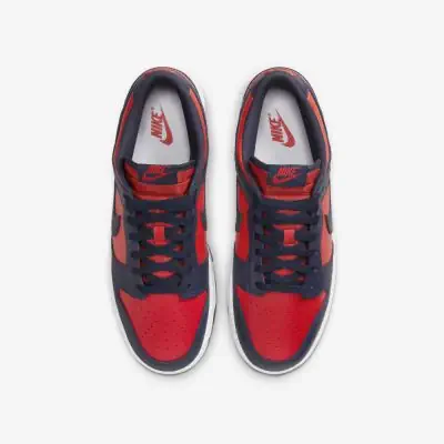 nike dunk low retro red black