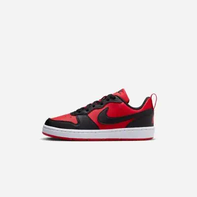 Chaussures Nike Court Borough Low Recraft Rouge Noir pour enfant Rouge EKINSPORT