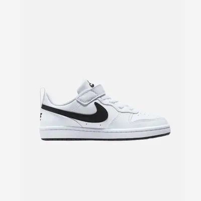 Nike Court Borough Low Recraft White Black Children's Shoes