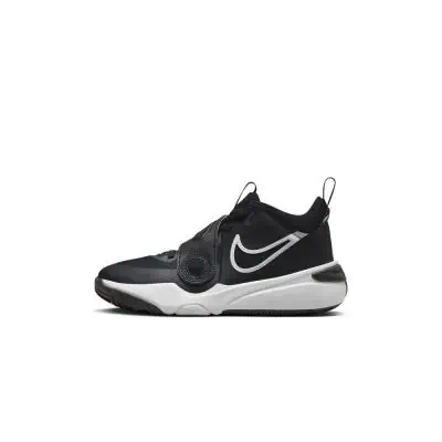 Chaussures de basketball Nike Team Hustle D 11 Noir Blanc pour Enfant DV8996 002 EKINSPORT