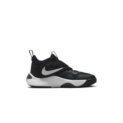 Nike Team Hustle D 11 Bianco e Nero Scarpe da basket per bambini DV8996 002 EKINSPORT