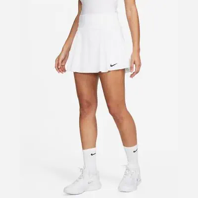Falda de Tenis Nike Dri-FIT Advantage Blanca, Mujer DX1421-100