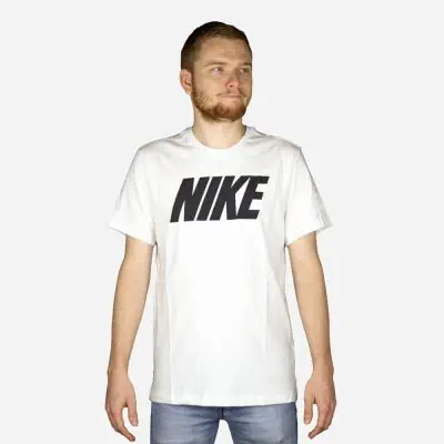 Maglietta Nike Sportswear bianca da uomo EKINSPORT