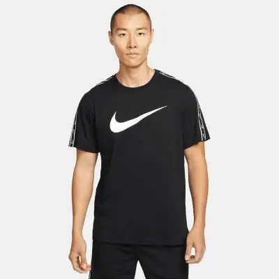 Tee shirt nike noir homme discount