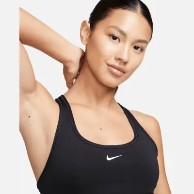 ブラジャー Nike SS25 ACTIVE BRA (DX6817 100) Women's Nike DX6817-100 Swoosh Light Support Non-Padded