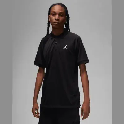 Jordan Dri-Fit Sport black golf polo for men | EKINSPORT