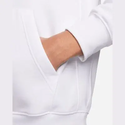 Sweat à capuche Nike Sportswear Standard Issue Fleece Blanc pour Homme DZ2513-100