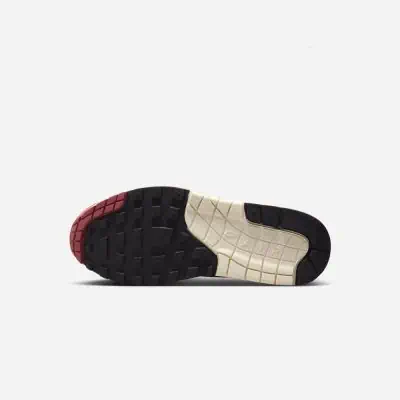chaussures nike air max 1 87 blanc et rouge femme dz2628